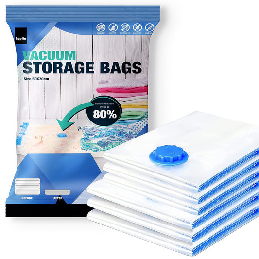 Vacuum Storage Bags | Maximise Space and Store Clothes, Bedding, Towels | 6 Pack