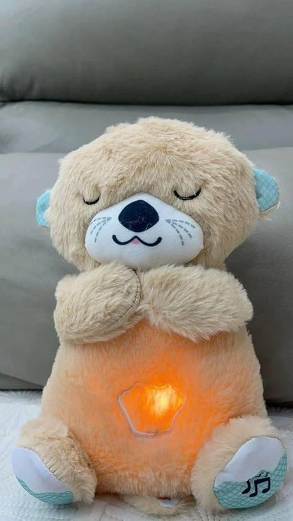 Breathing Teddy Bear with Soothing Music, Comfort Plush