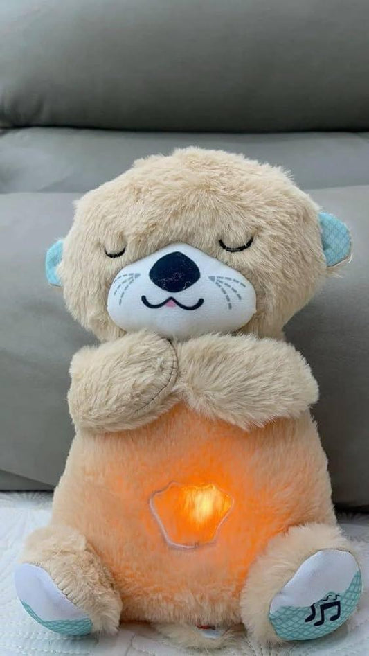 Breathing Teddy Bear with Soothing Music, Comfort Plush