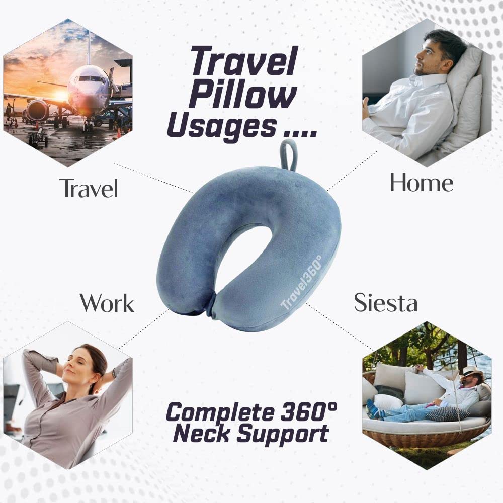 Neck Pillow for Travel | Grey Color
