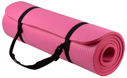 NBR Yoga Mat For Women & Men-10mm Thick Non Slip Exercise mat
