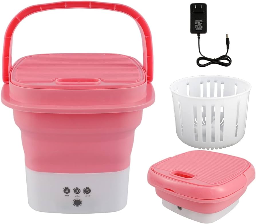 Mini Portable Washing Machine Top Load Fully Automatic with 3 Modes